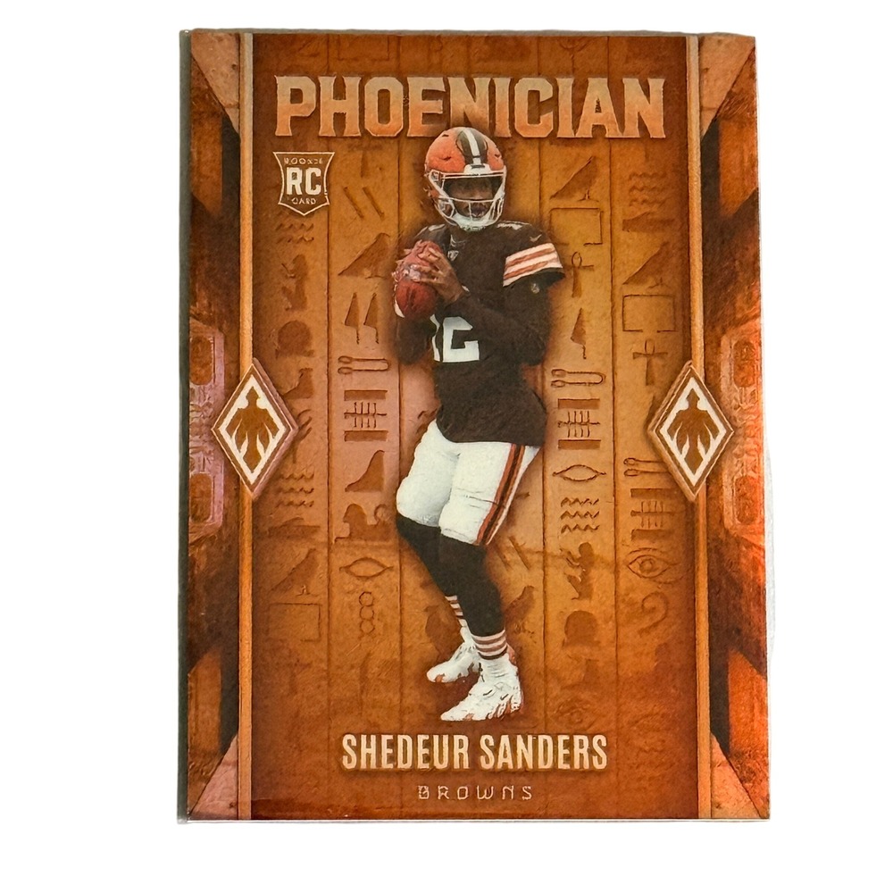 Panini Phoenix Phoenician Shedeur Sanders Rookie Card Browns No 21 2025 NFL